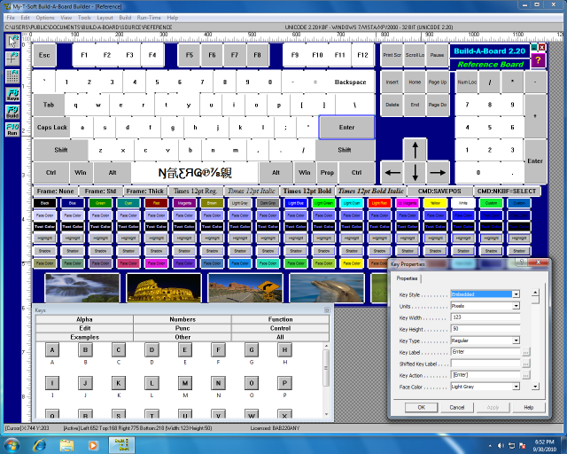 Build-A-Board Builder Project Selection Screen Shot